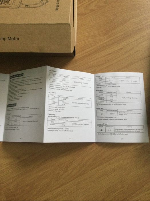 Ампер клещи FY382