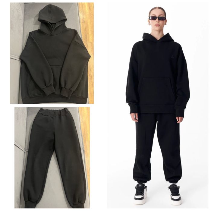 Спортивный костюм черный спортивка женская