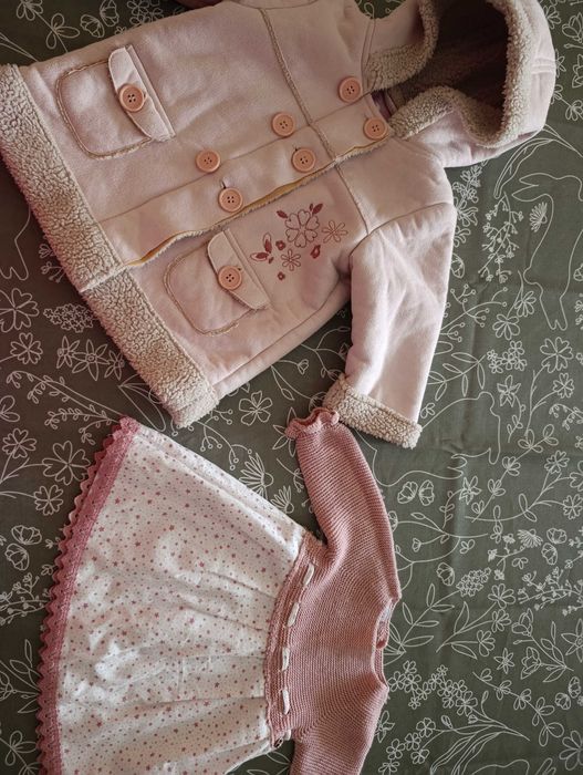 Рокли пижами боди кожух бебе момиче от 68см до 92 см. Zara,Obaibi др.