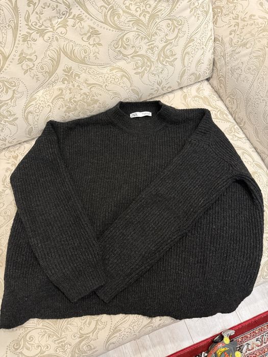 Свитер ZARA платочной вязки