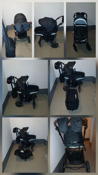 Детская коляска с автолюлькой.