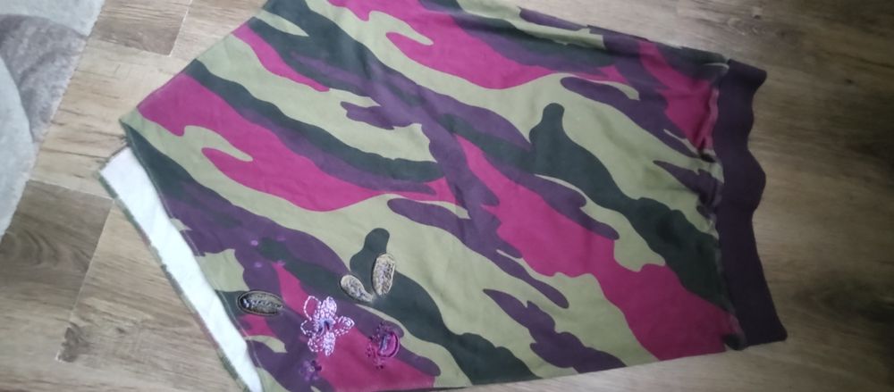 fustă cu broderie, Flo&Jó, L ,comodă și moale,M