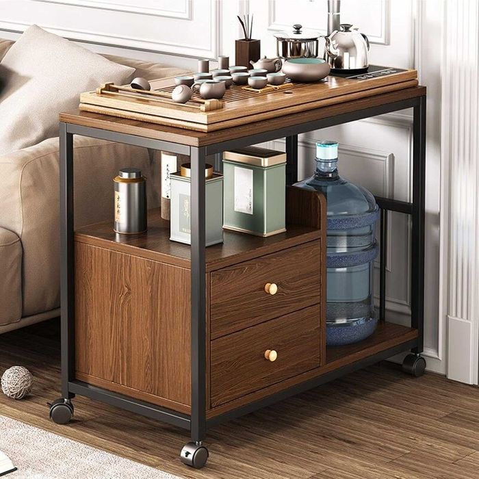 журнальный столик для гостиной, для кухни и дома, Столик + тумбочка