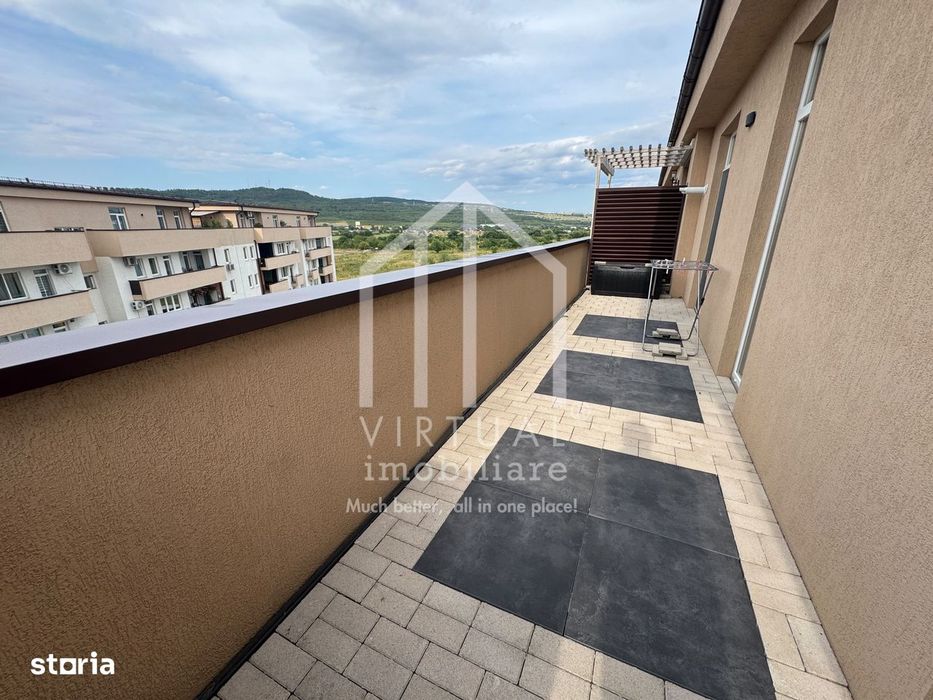 Penthouse cu 2 camere - 41 mp utili + 45 mp terasa + boxa + parcare