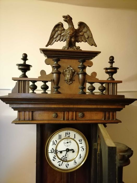 Ceas Pendula de perete Gustav Becker cu 2 greutăți