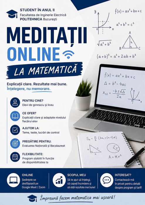Meditații matematică Bacalaureat/Evaluare Națională