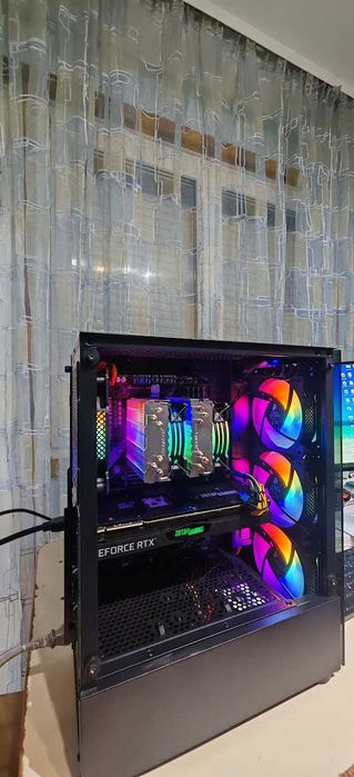 Продавам Геймърско PC Ryzen 5 5500/32Gb Samsung/512GB SSD+1000Gb HDD/RTX 2070 Super/Гаранция