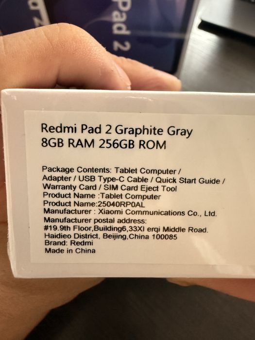 Планшет Redmi pad2