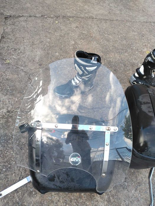 Deflector - parbriz moto universal chopper/cruiser/bobber (Honda, Harley, Kawa, Suzuki etc),