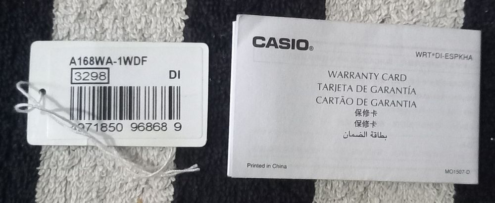 CASIO оригинал гарантия