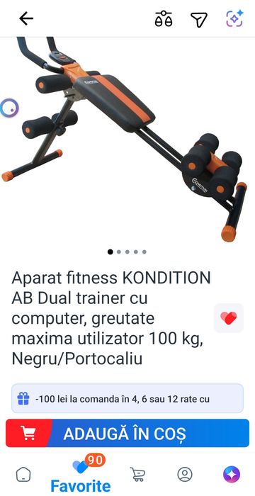 Aparat fitness multifuncțional Kondition