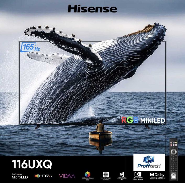 Телевизор TCL HISENS TOSHIBA LG SAMSUNG  диагональ 116/100/98/85/75/65