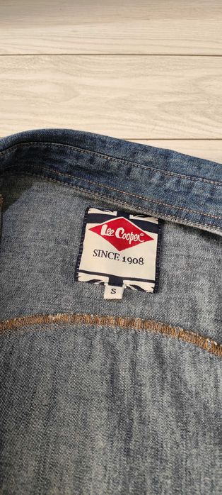 Риза от син деним lee cooper