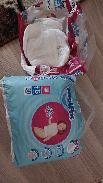 Подгузники molfix extra large 15+