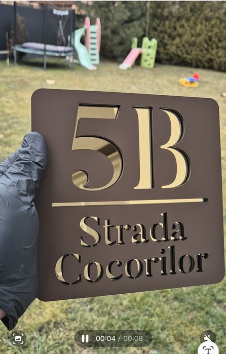 Placuta numar casa, Numere case personalizate, Placute stradale