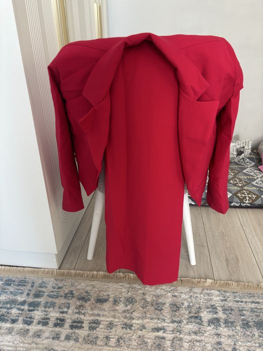 Двойка брючный  малиновый цвет