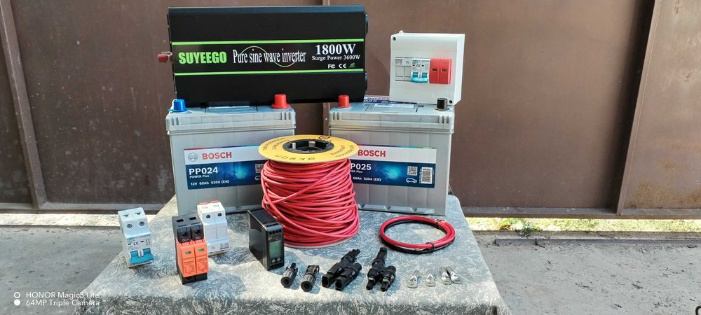 Инвертор 3600 W пълна синусоида+акумулатор и мн. други ТОП предложения