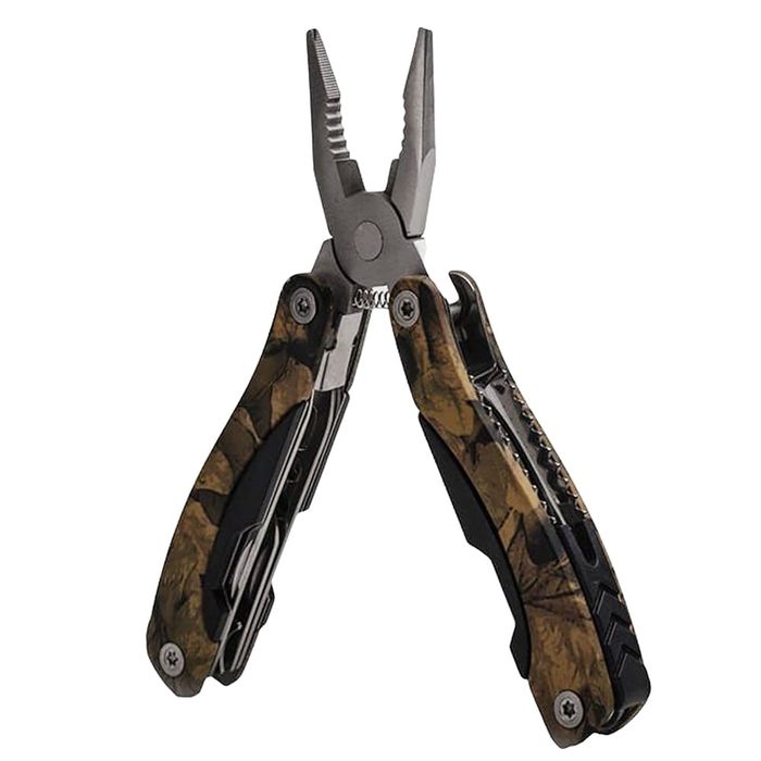 Cleste multifunctional Survival Gear, 10 functii, 22 cm, camuflaj