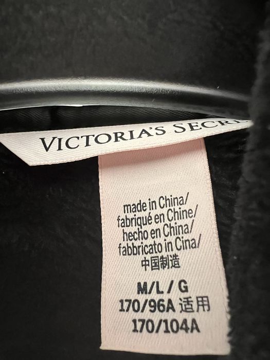 Черен мек халат на Victoria’s secret