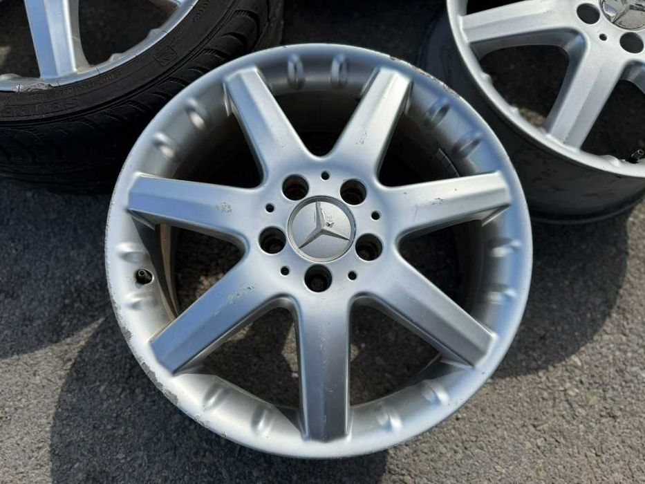 4 бр. Летни гуми 215/45 R17 с алуминиеви джанти 5x112 Mercedes-Benz