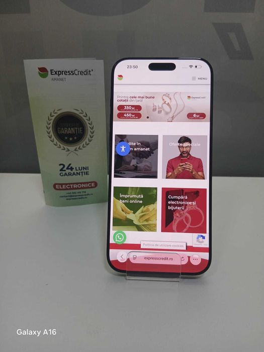 (AG46) Telefon iPhone 16 Pro Max 256GB B.4257 Garantie 2 ani