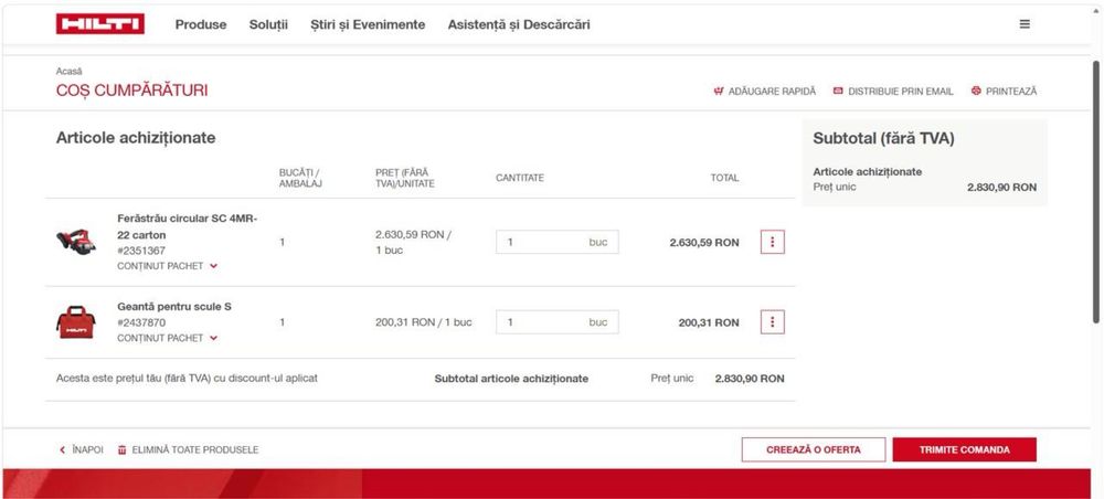 Ferastrau circular Hilti SC 4MR-22 Nuron