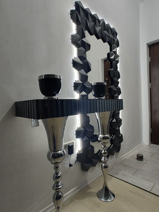 Oglinda mare living led