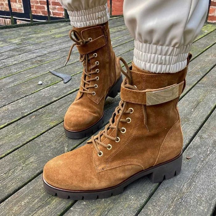 Gabor ОРИГИНАЛНИ дамски боти/естествен велур - 38,5/25см