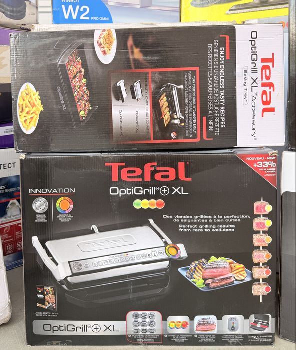 Електрическа скара Tefal OPTIGRILL+ XL и Плоча за закуски и сладкиши ХА727810