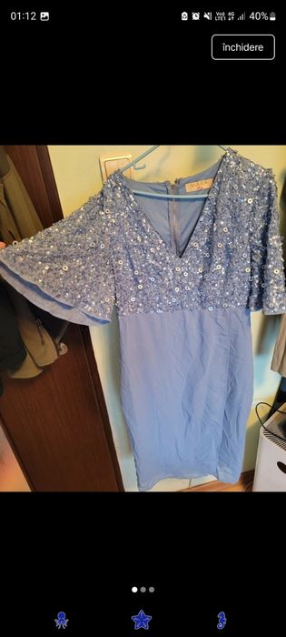 Rochie de seara și ocazie cu paiete Maya petite