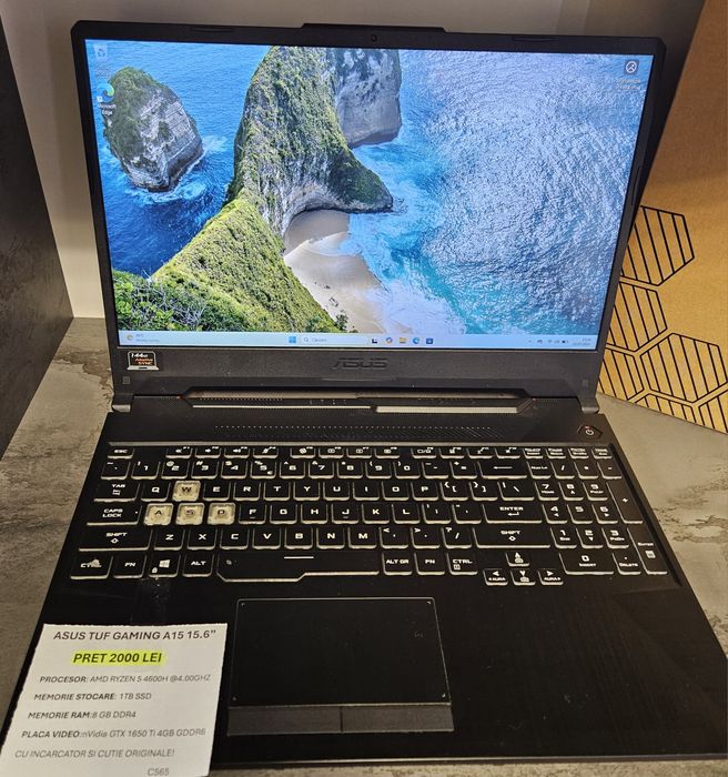 Amanet F 28: Laptop Asus TUF Gaming A15  15.6"(N)