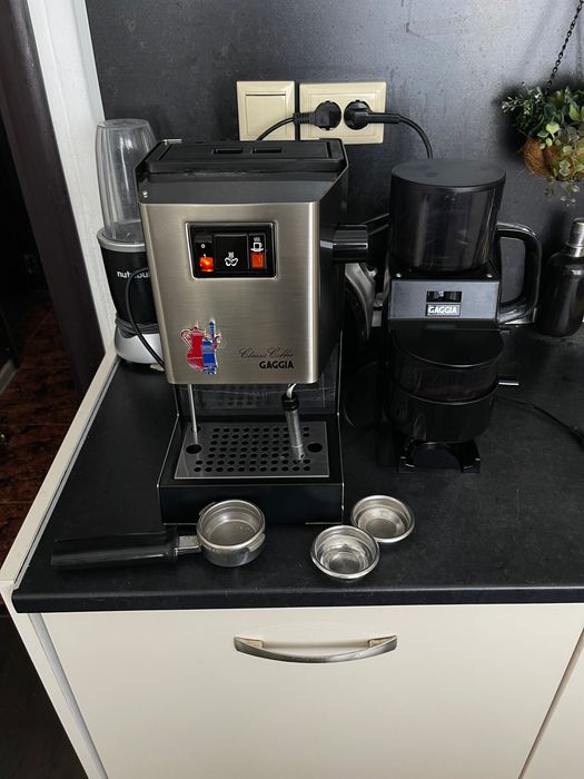 Кафемашина Gaggia Classic + Сафемелачка Gaggia MDF