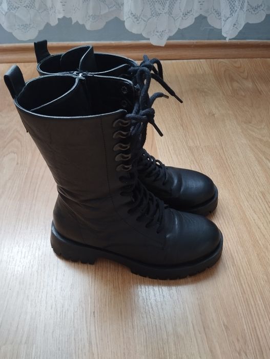 Дамски боти -естествена кожа