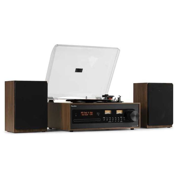 Pick-up cu boxe, 50W, Bluetooth/USB/SD/CD/DAB+, Audizio BOSTON