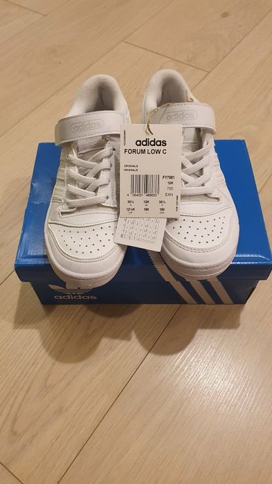 ADIDAS Forum Low C nr 30.5 copii unisex albi NOI Transport cu Fan Curier OLX EasyBox Posta