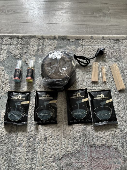 Kit complet epilare cu ceară – Încălzitor profesional