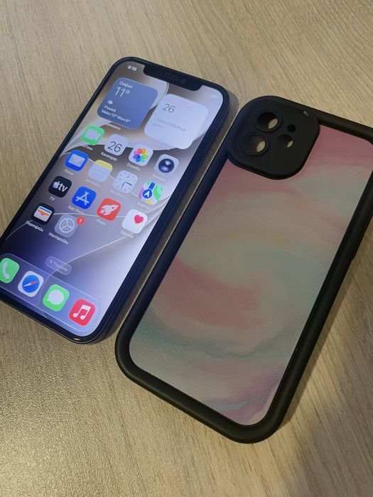 Iphone 12 + кейс