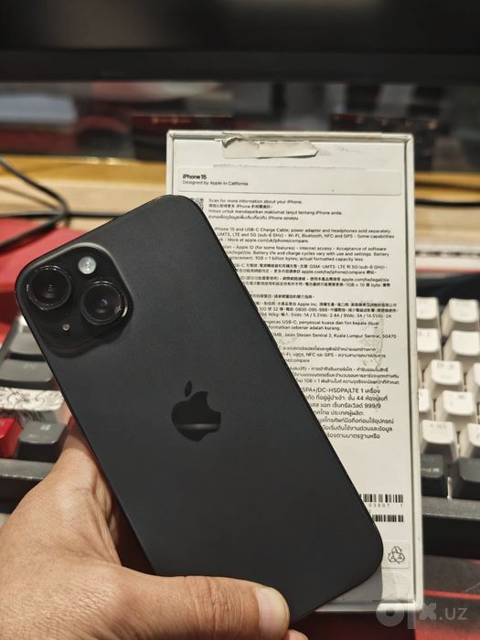 Iphone 15 128 GB Battery 75% Black