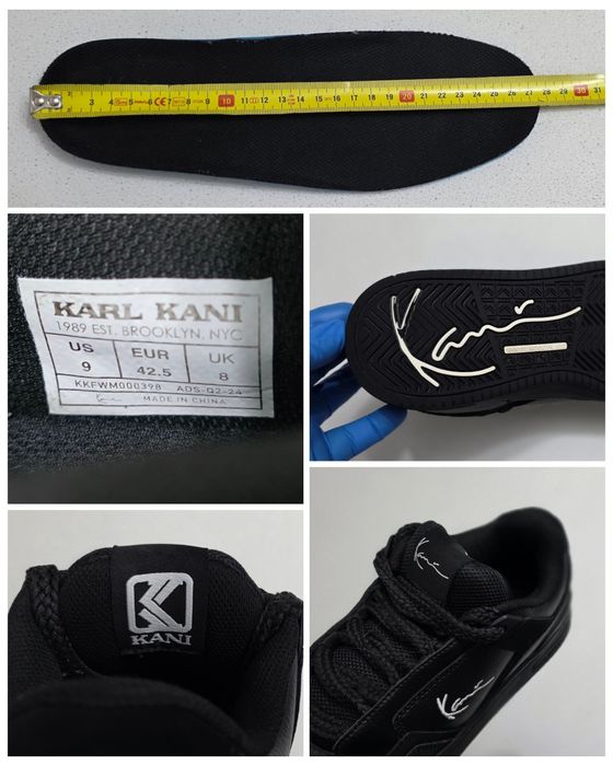 Asidasi Karl Kani sneakers 1989 Est Brooklyn NYC piele naturală Nr 42