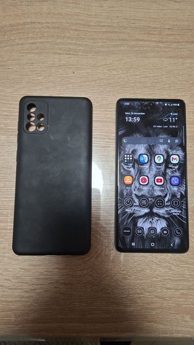 Samsung A 71 Dial Sim, 6 GB RAM, 128 GB ROM + Super fast charger 25