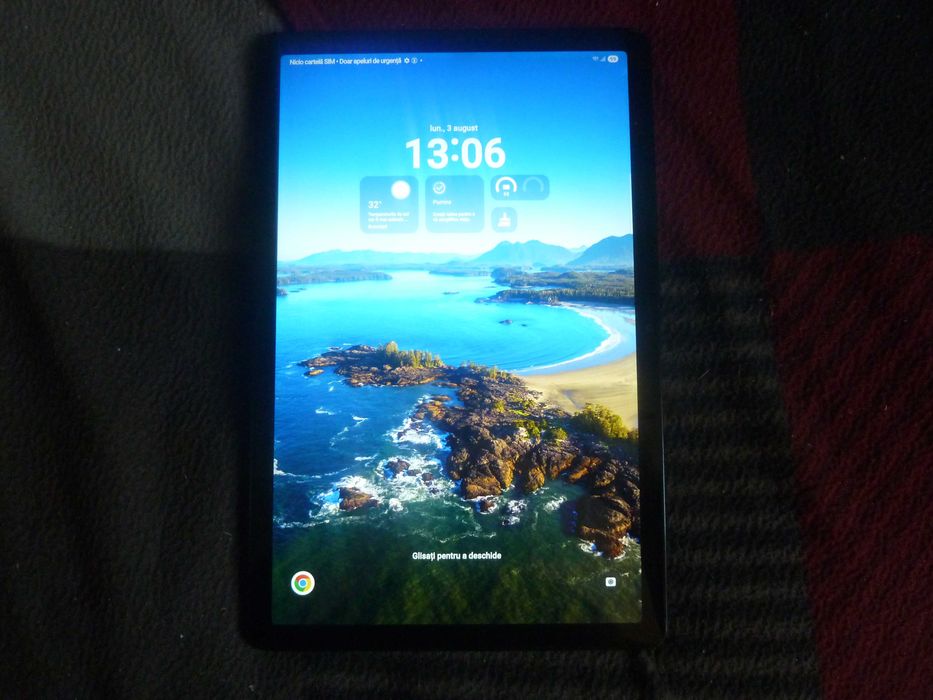 tableta samsung tabA9+,CU SIM 5G,ram4GB/64GB,ANDROID 16,display 11 inch arata foarte bine