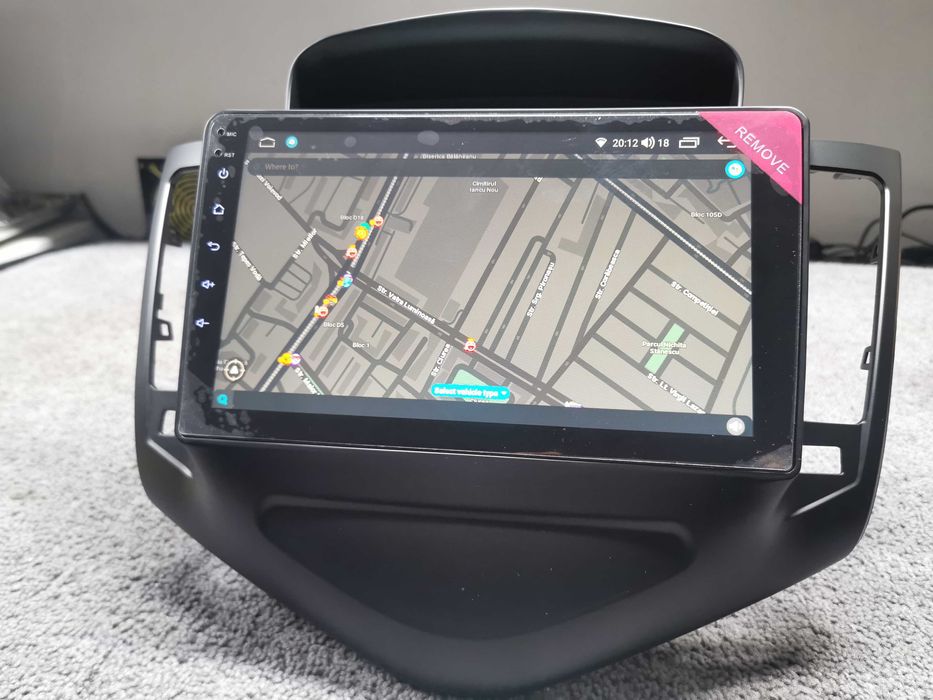 Navigatie Android Chevrolet Cruze octacore 4/64gb QLED