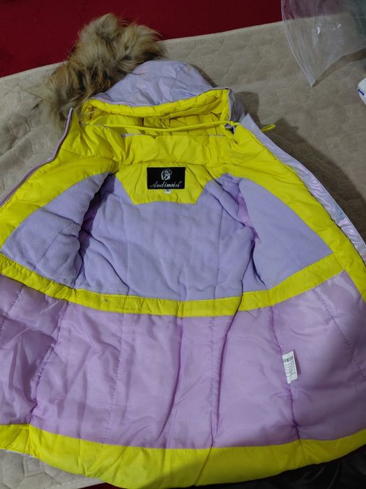 Куртка зимняя на девочку  размер 110