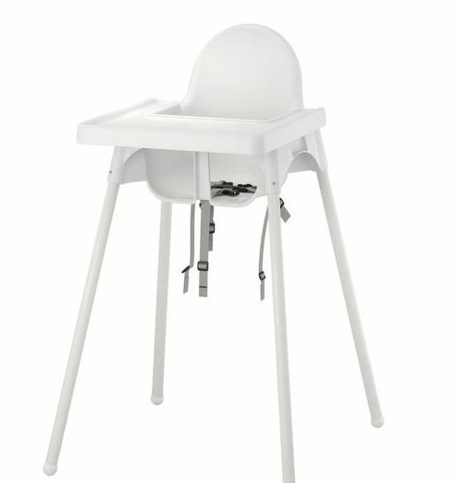 Vand scaun inalt cu tava pentru bebelusi | Model ANTILOP IKEA