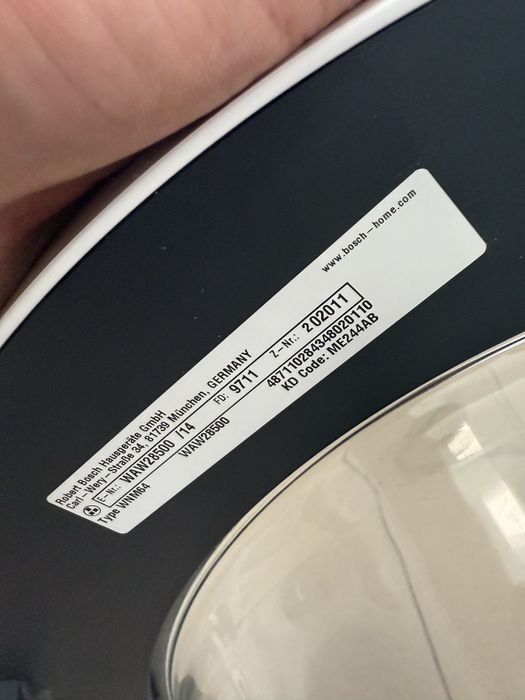 Masina de spalat Bosch seria 8 9kg