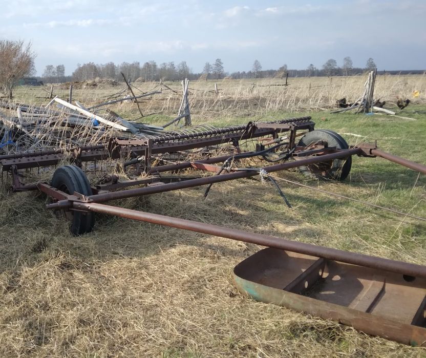 Трактор Т-25, двухбруска, 6м грабля