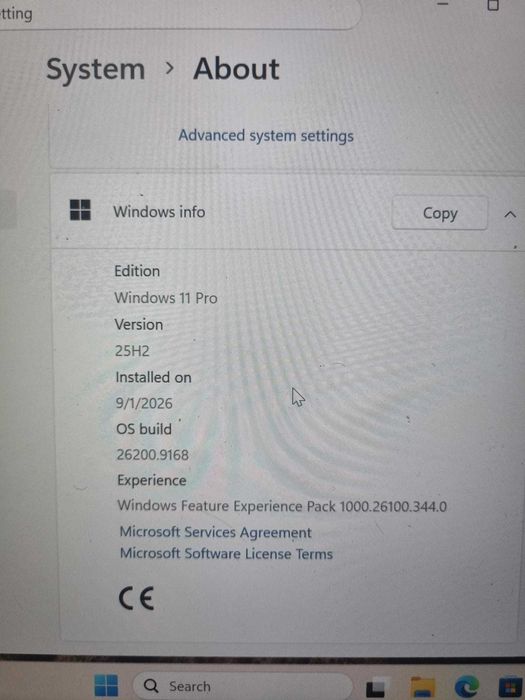 Vand Laptop Lenovo Thinkpad 13 G2