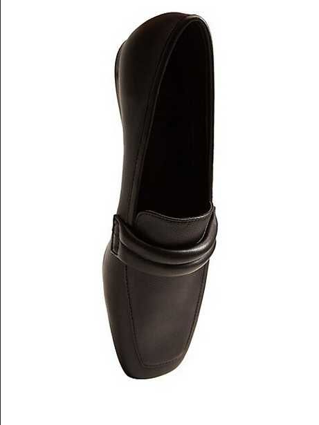 Кожаные мокасины лоферы с фигурной прорезью Mango 38-39 (25см)