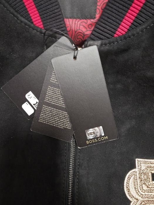 BOSS уникално чисто ново кожено яке