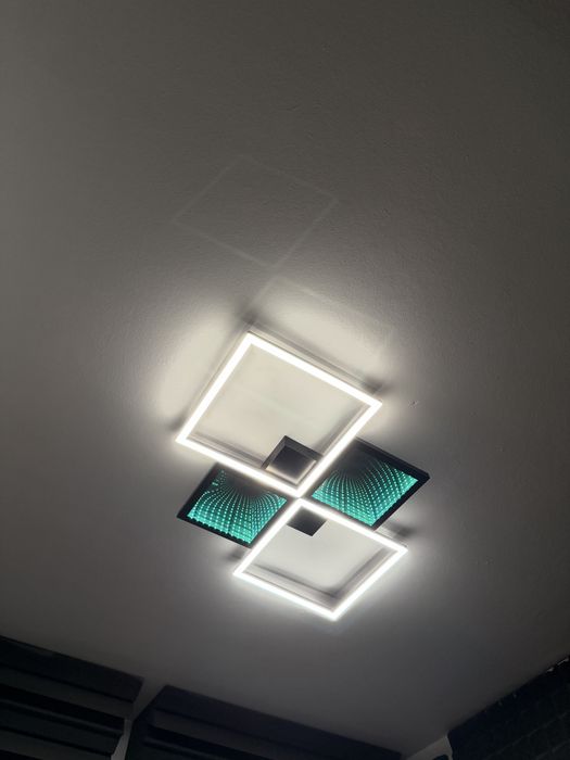 Plafoniera LED + LED RGB Antenna 05-1028, 43 W, 3500 lm, telecomanda